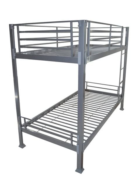 No Bolts 2ft6 Contract Bunk Bed in Silver | Buy Online | Beds.ie