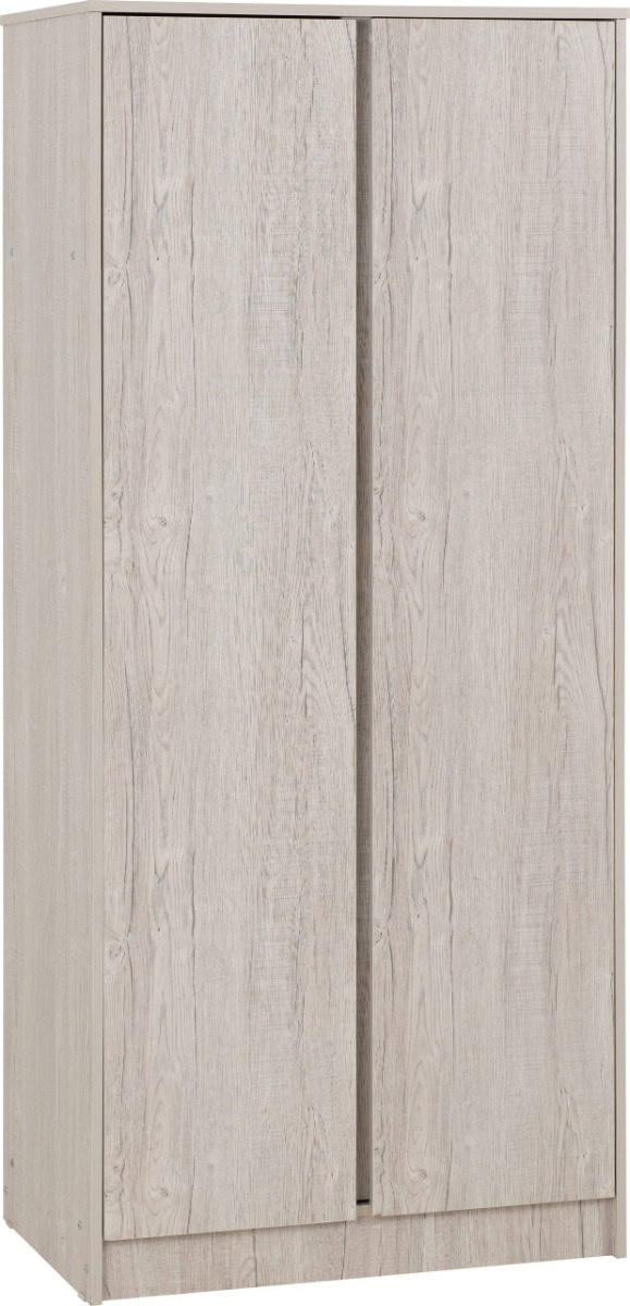 Malvern 2 Door Wardrobe - Urban Snow | Buy Online | Beds.ie
