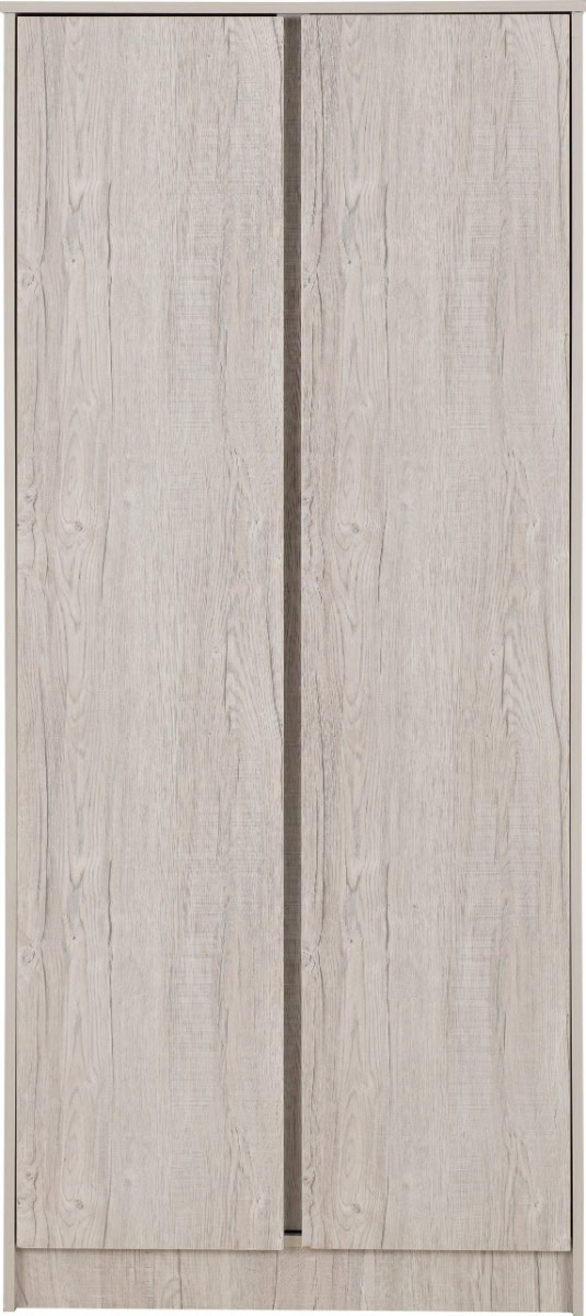 Malvern 2 Door Wardrobe - Urban Snow - Image 2