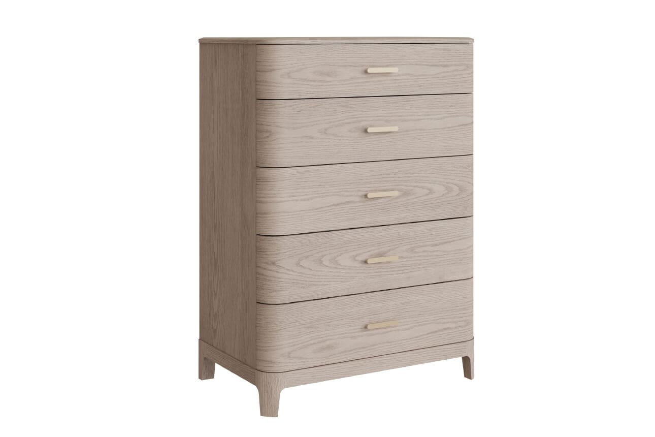 Zahra 5 Drawer Dresser - Parisian Cream | Buy Online | Beds.ie