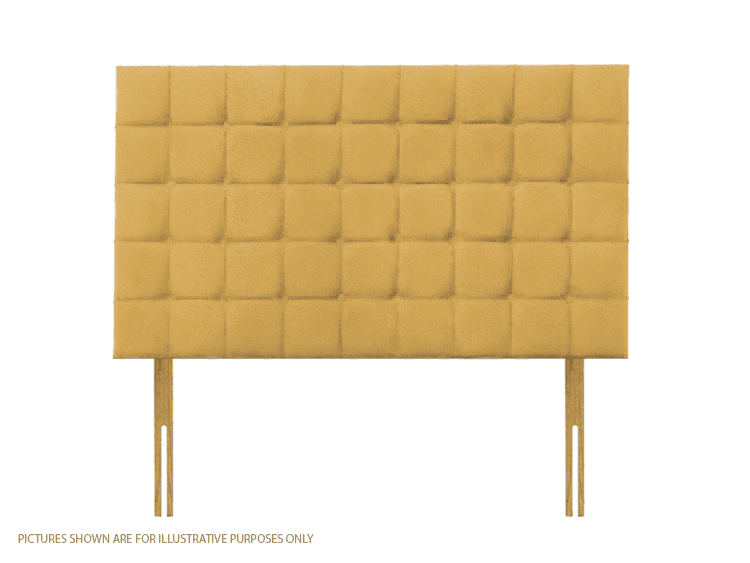Apollo 3ft6 Boston Headboard - Velvet Beige | Buy Online | Beds.ie