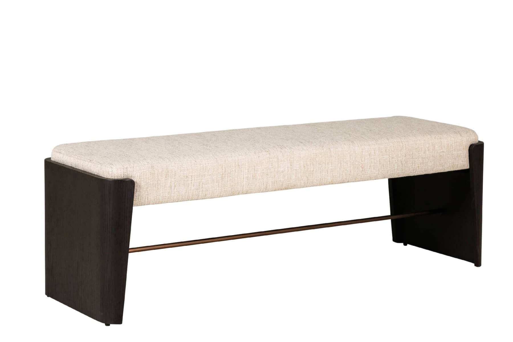 Rhodes End of Bed Bench - Ebony | Buy Online | Beds.ie
