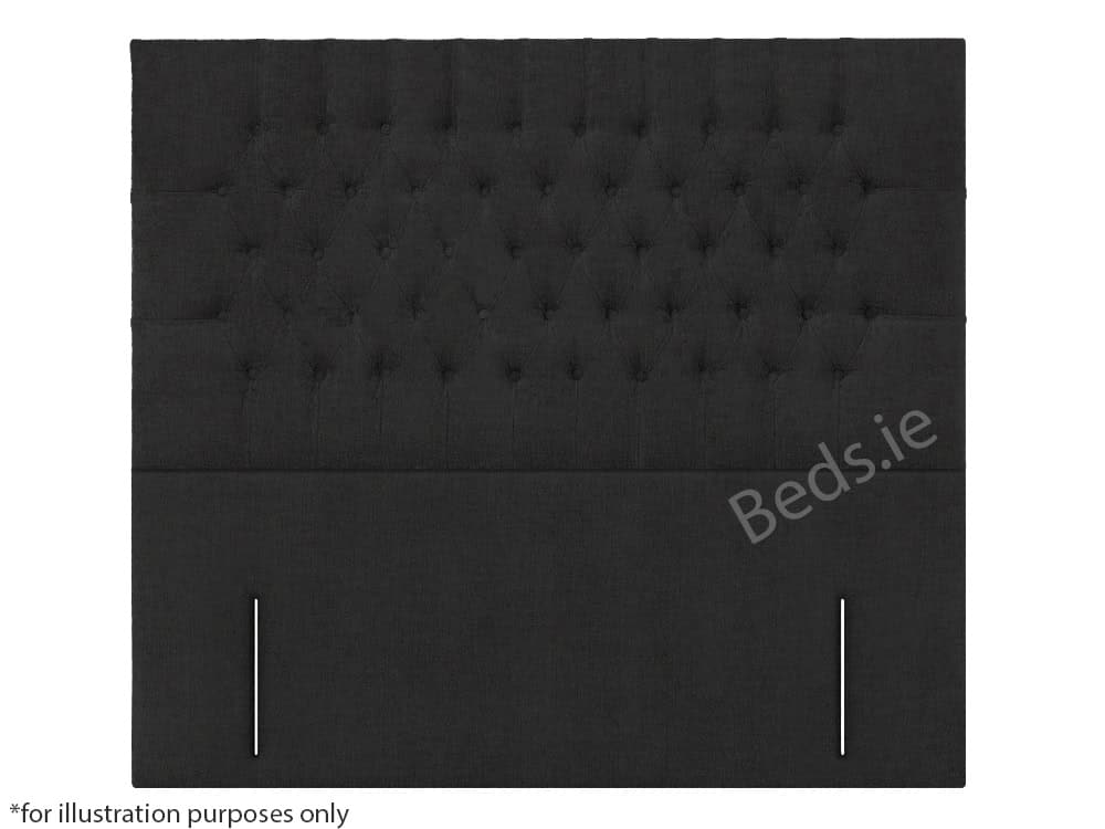Apollo 5ft Azzure Black Jumbo Drawer Divan Base | Buy Online | Beds.ie