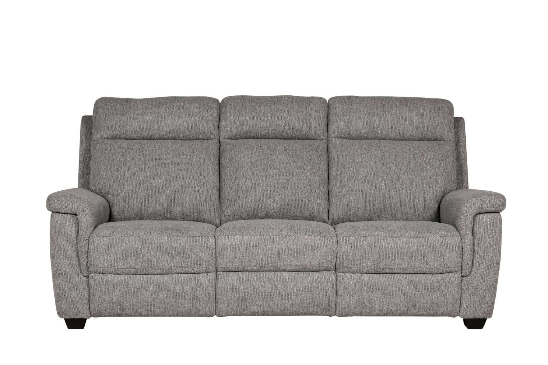 Bowie 3 Seater Fixed - Grey - Image 2