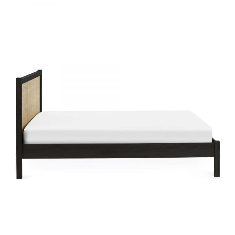 Corbridge 5ft Rattan Bedframe - Black - Image 5
