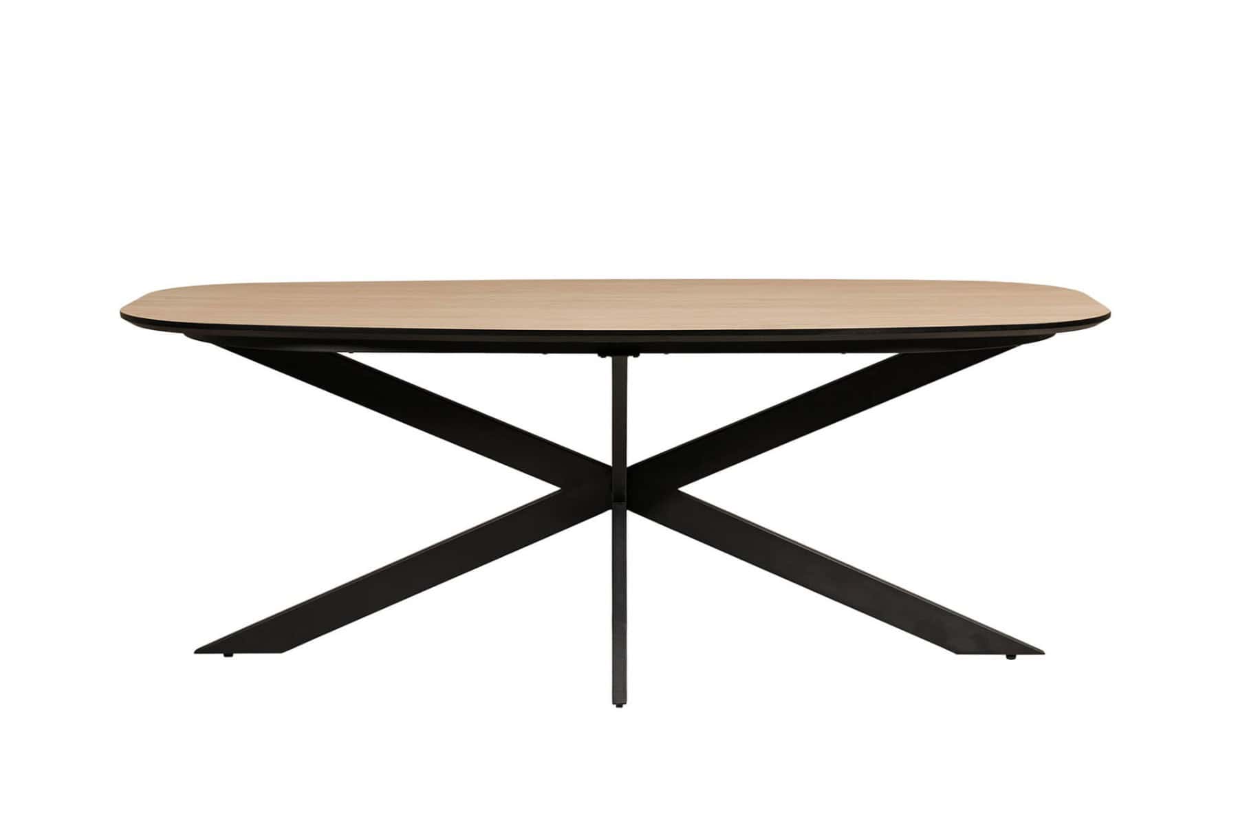 Sadia 160cm Oval Dining Table - Oak - Image 2