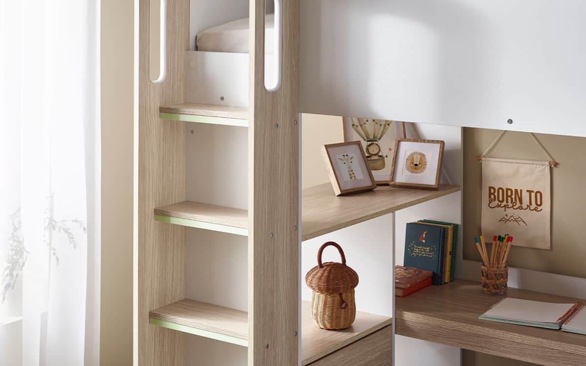 Ocelot Highsleeper - Pale Wood & White - Image 6
