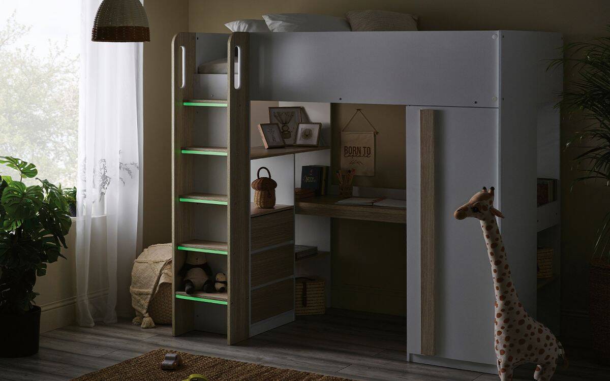 Ocelot Highsleeper - Pale Wood & White - Image 7