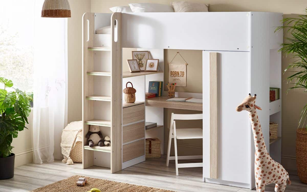 Ocelot Highsleeper - Pale Wood & White - Image 12