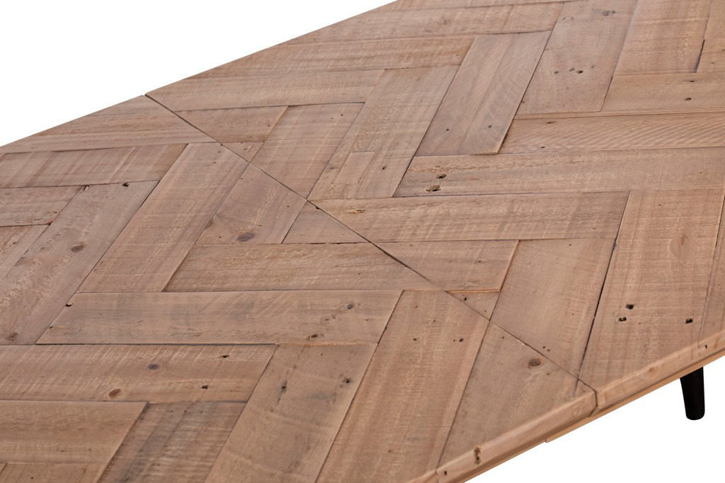 Baker Furniture Franklin Extending Dining Table (160-210cm) - Chevron - Image 4