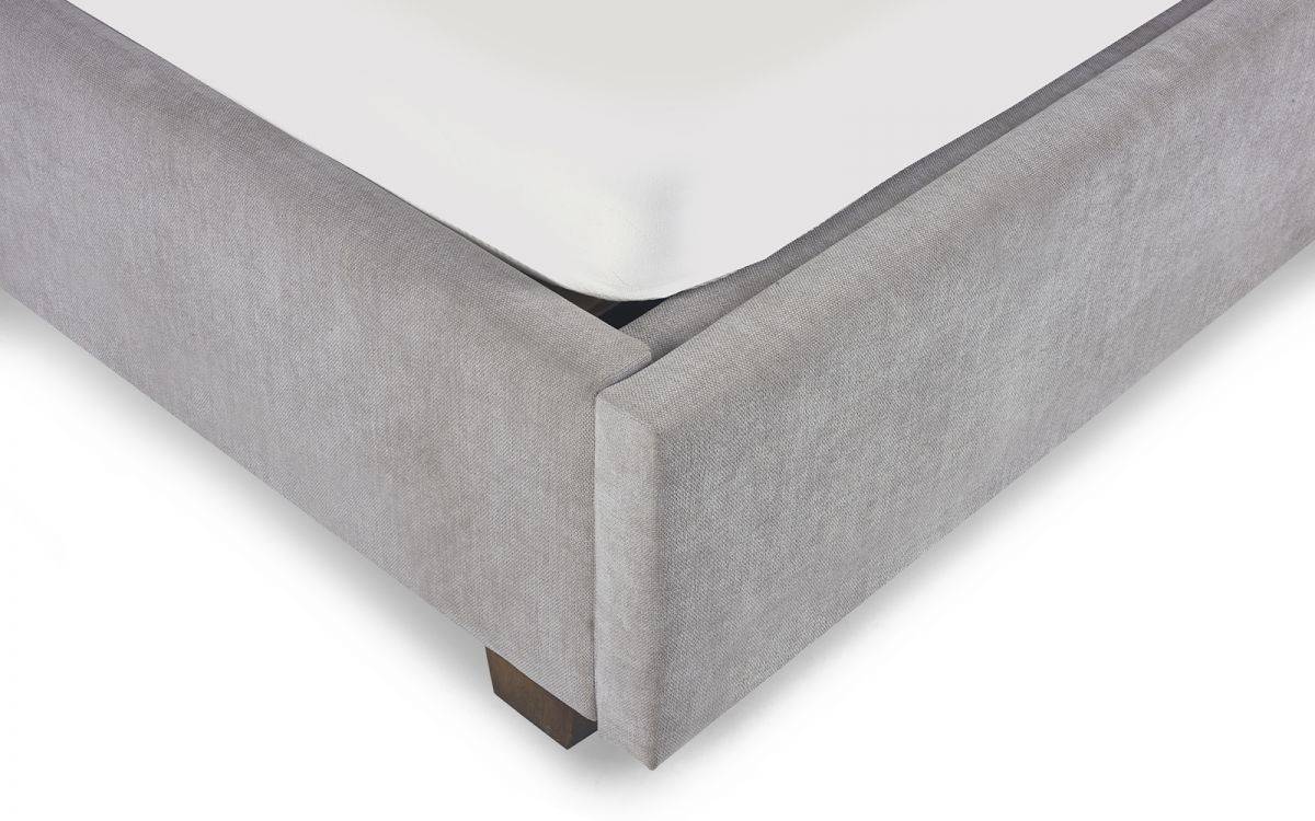 Samira 4ft6 Bedframe - Grey Velvet - Image 10
