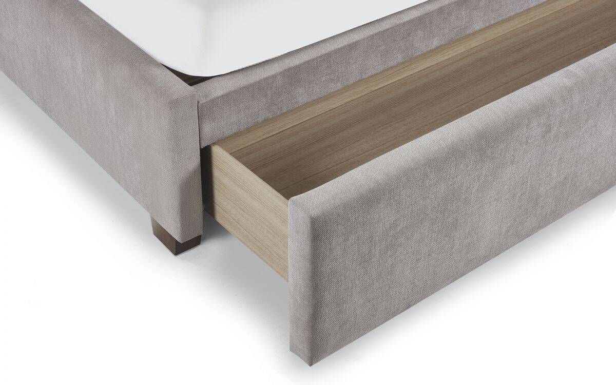 Samira 4ft6 Bedframe - Grey Velvet - Image 11