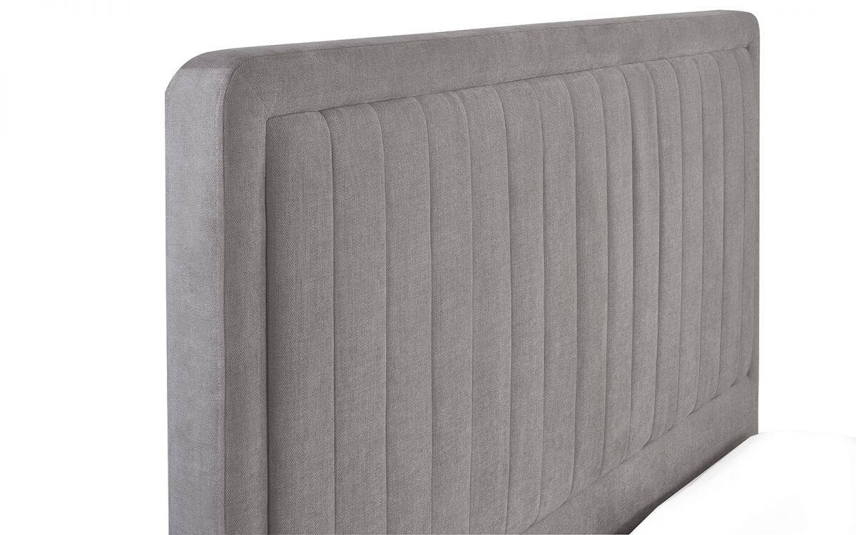 Samira 4ft6 Bedframe - Grey Velvet - Image 12