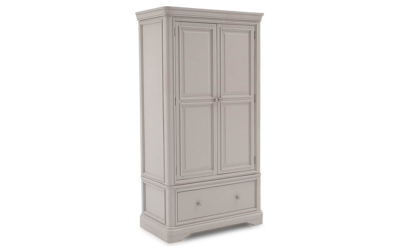 Mabel 2 Door Wardrobe - Taupe | Buy Online | Beds.ie