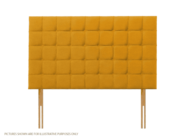 Apollo 2ft6 Boston Headboard - Velvet Gold | Buy Online | Beds.ie