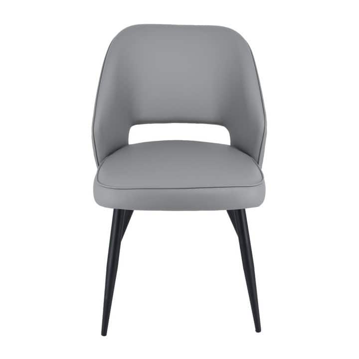 Sutton Chair - Grey Faux Leather (Set of 2) - Image 2