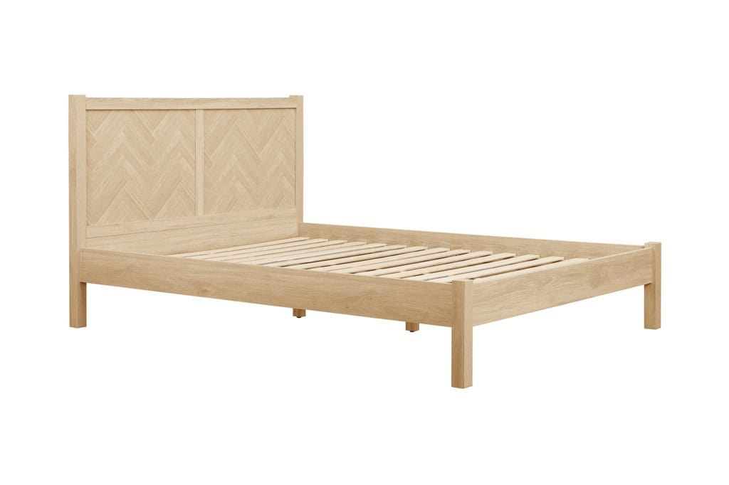 Herringford 5ft Bedframe - Oak - Image 5
