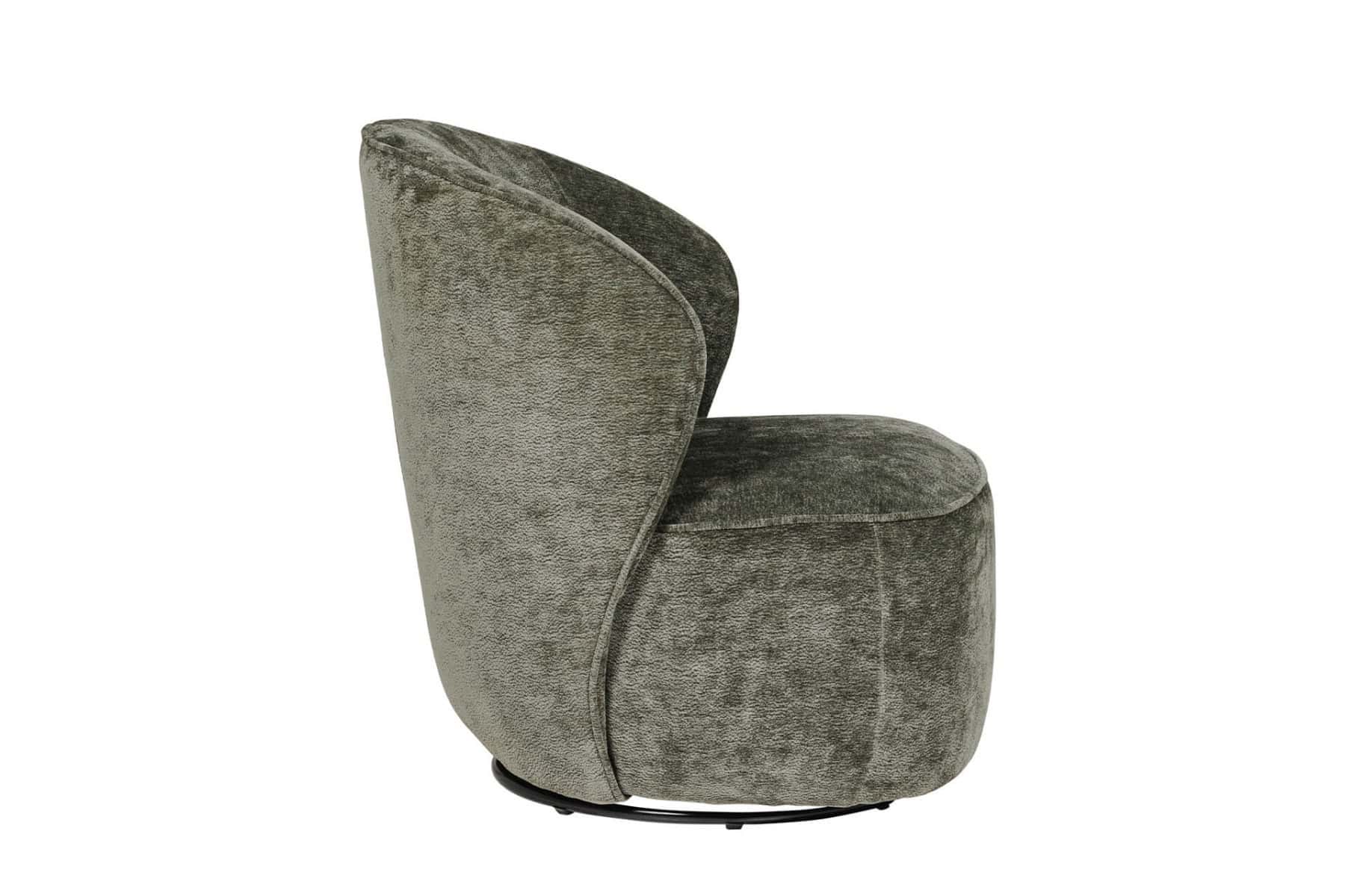Edie Swivel Accent Chair - Green - Image 3