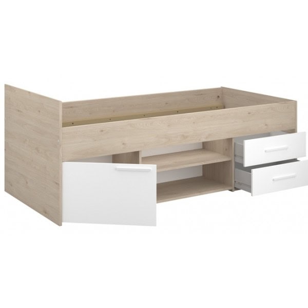 Parisot Finland Low Sleeper - Oak & White - Image 4
