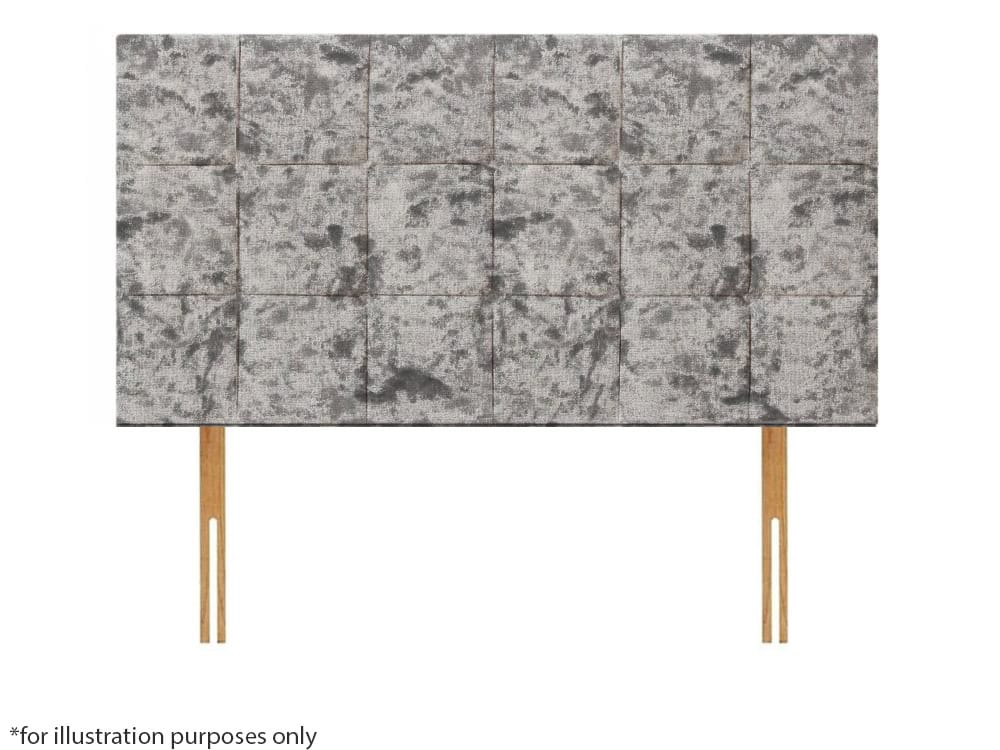 Apollo 5ft Croydon Headboard - Glitz Grey | Buy Online | Beds.ie