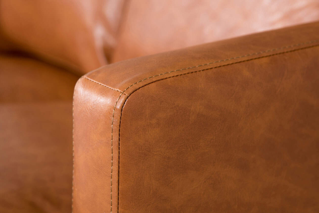 Jasper 2 Seater Sofa - Tan - Image 3