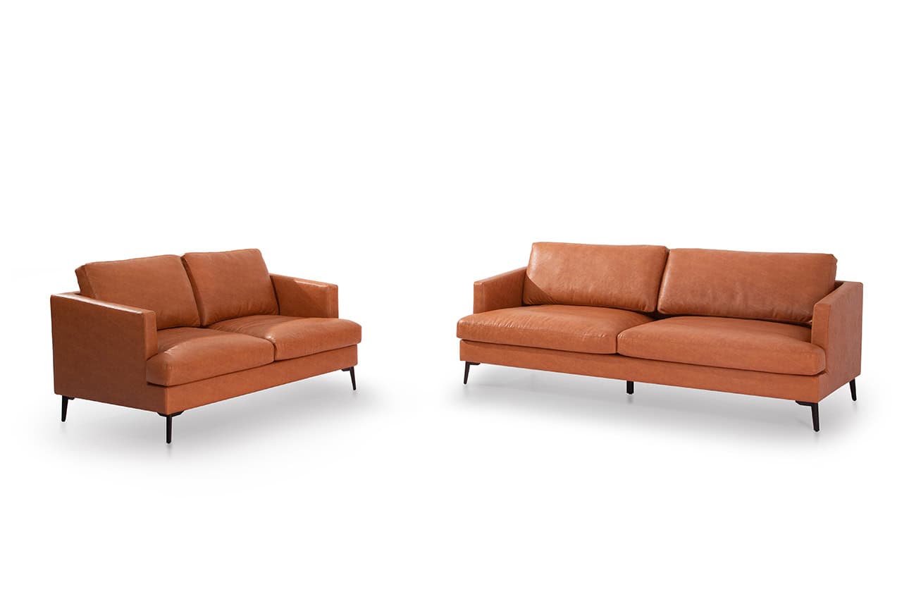 Jasper 2 Seater Sofa - Tan - Image 4