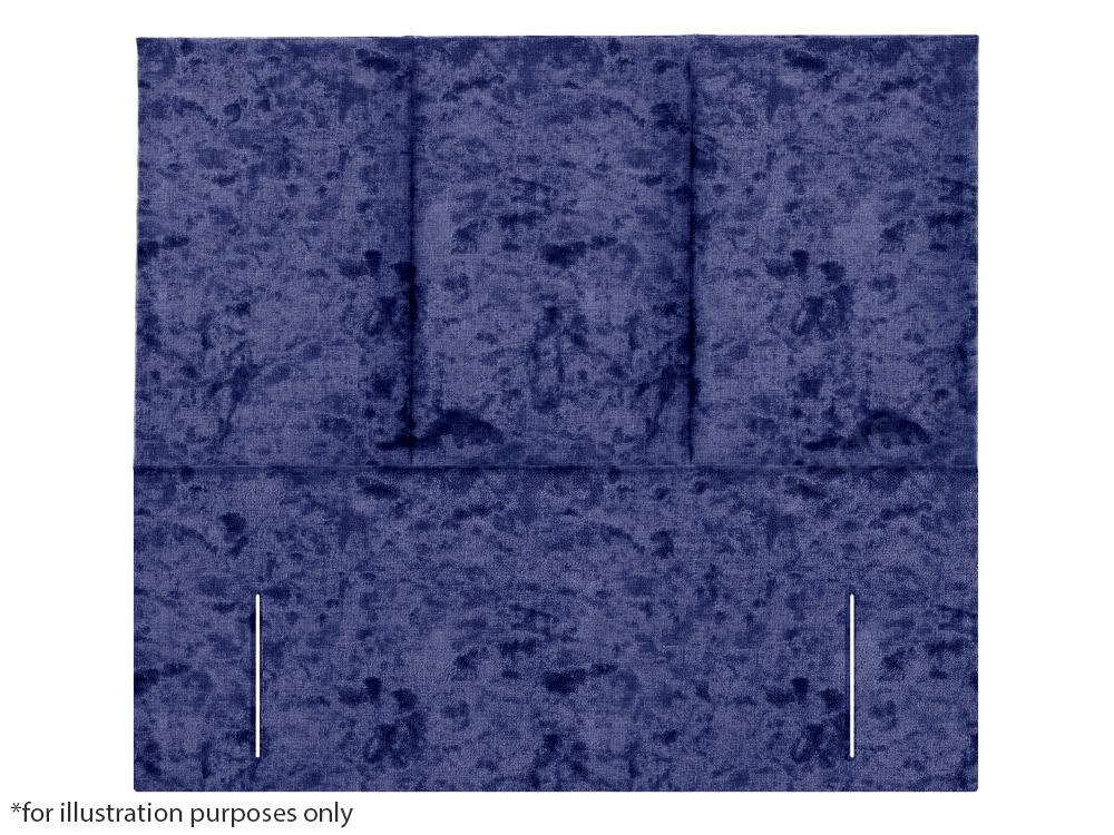 Apollo 6ft Monaco Headboard - Glitz Navy | Buy Online | Beds.ie