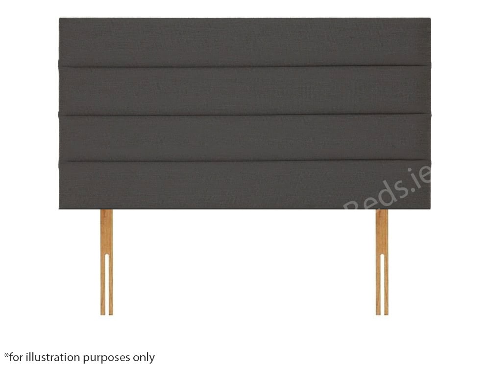 Apollo 5ft Dundee Headboard - Azzure Dark Grey | Buy Online | Beds.ie