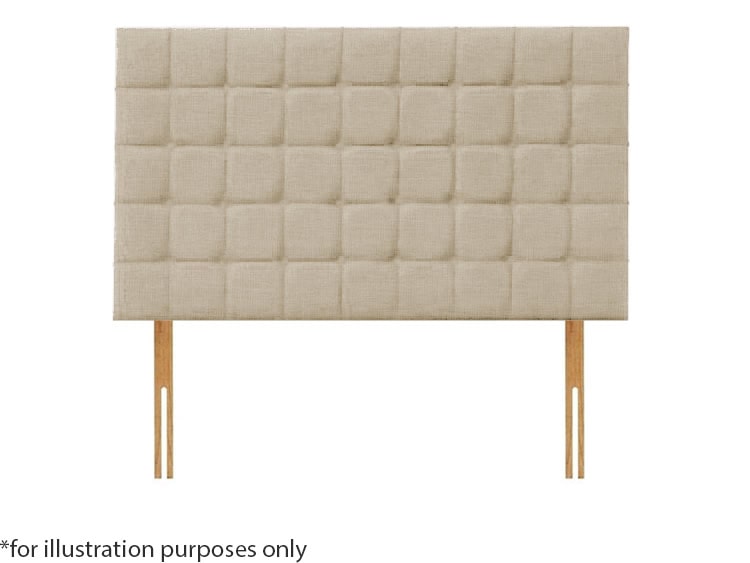 Apollo 4ft6 Boston Headboard - House Beige | Buy Online | Beds.ie