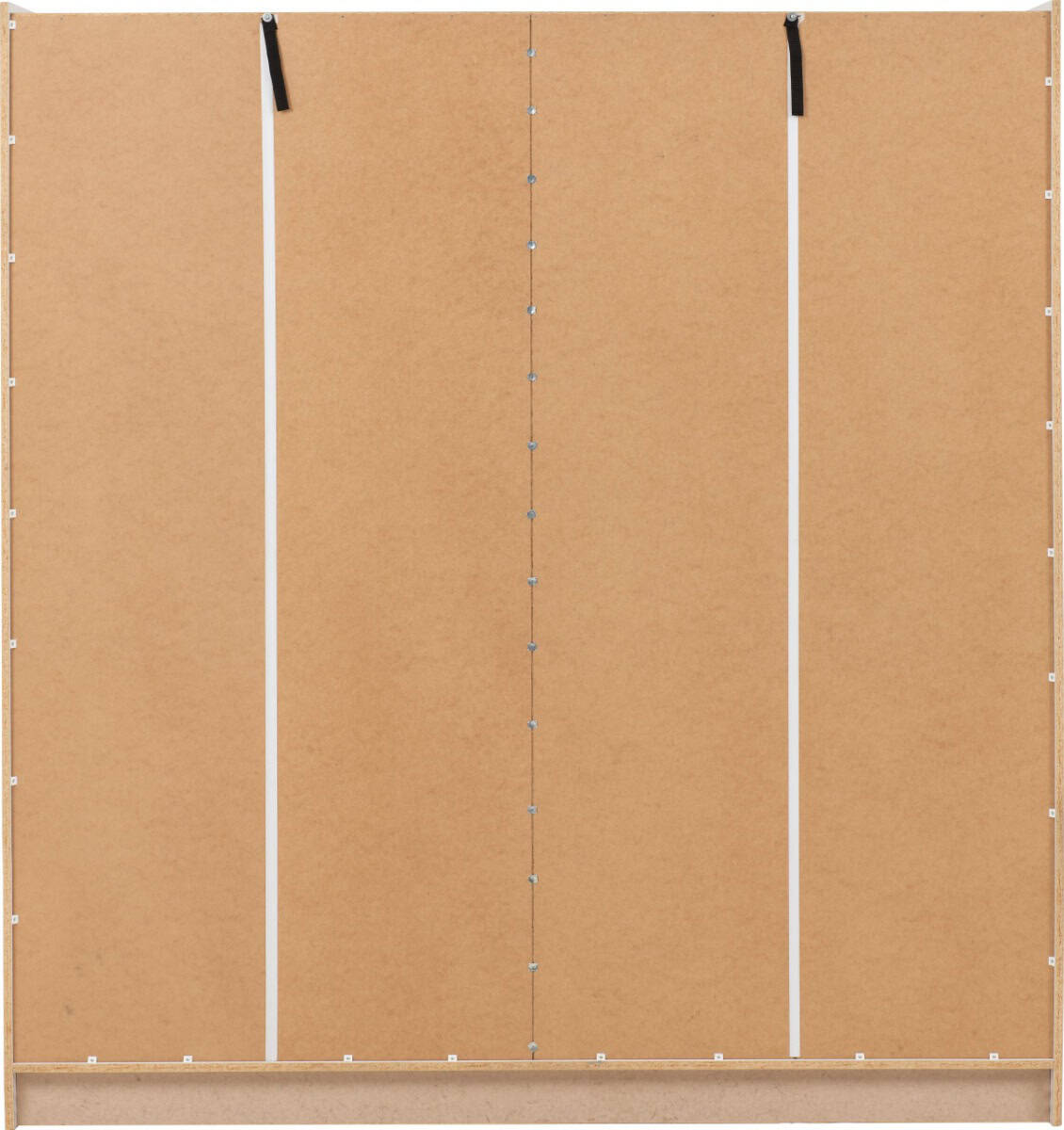 Nevada 2 Door Sliding Wardrobe - White Gloss - Image 6