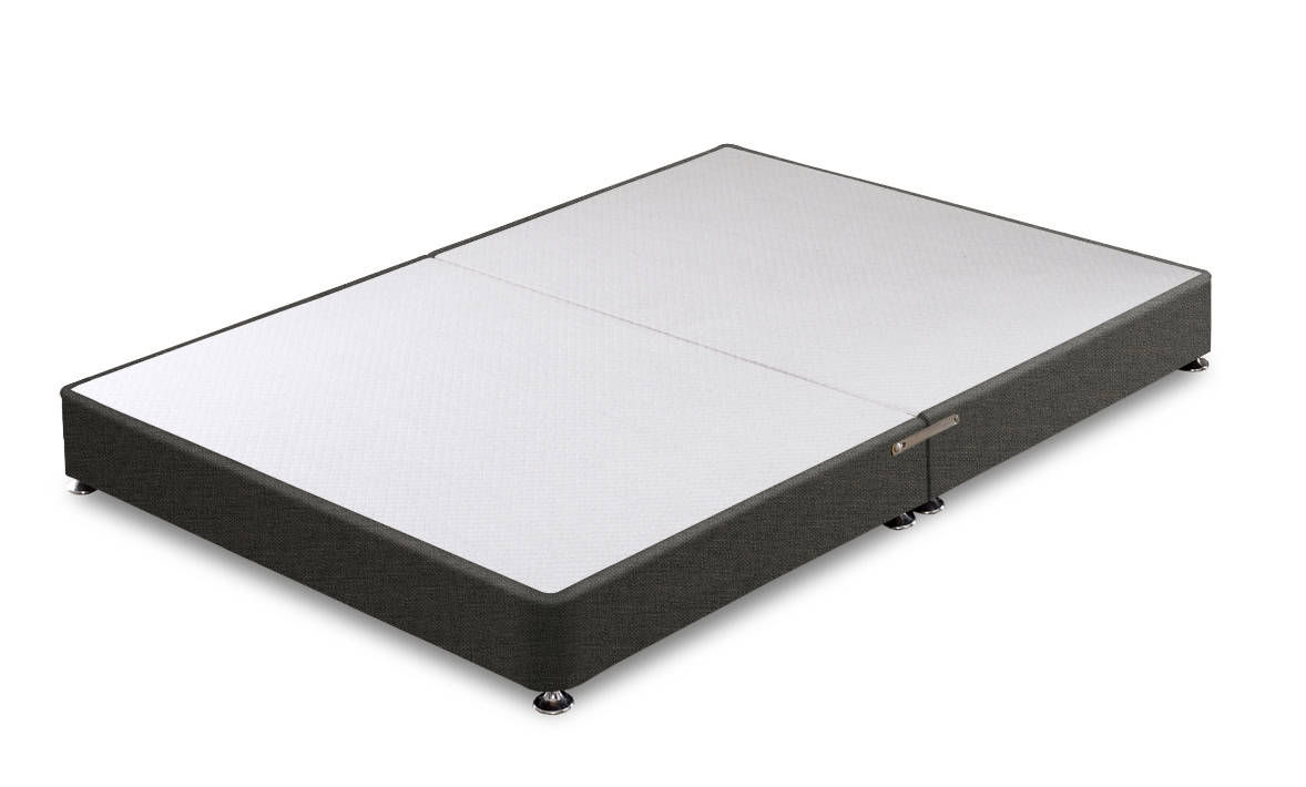 Apollo 5ft Azzure Dark Grey Low Profile Divan Base | Buy Online | Beds.ie
