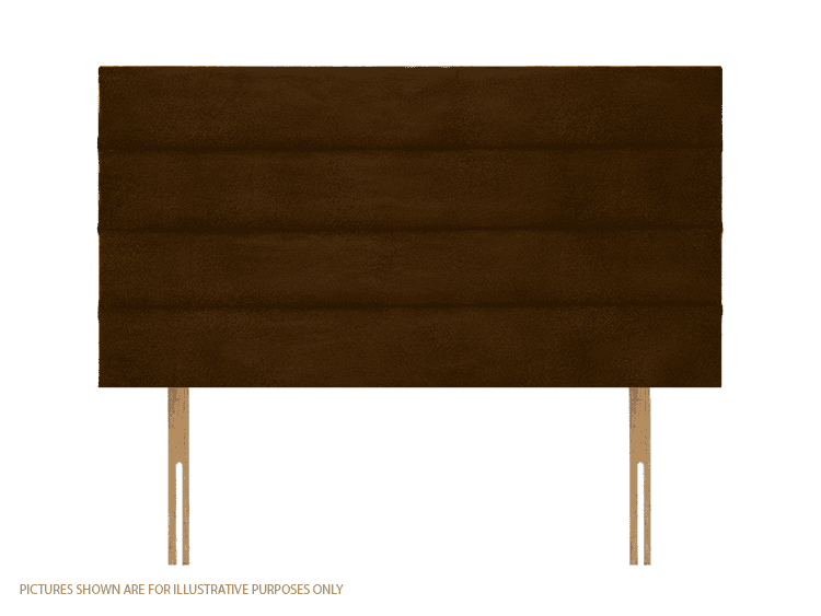 Apollo 2ft6 Dundee Headboard - Velvet Brown | Buy Online | Beds.ie