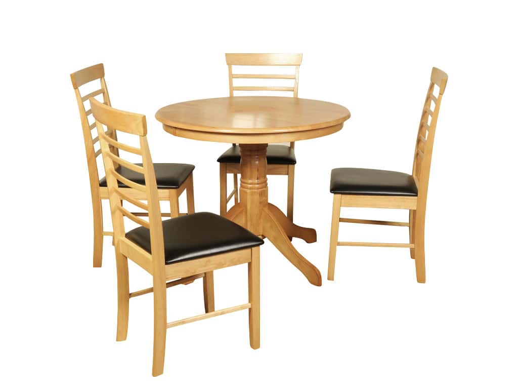Hanover Oak Round Dropleaf Dining Set (2 Chairs) | Buy Online | Beds.ie