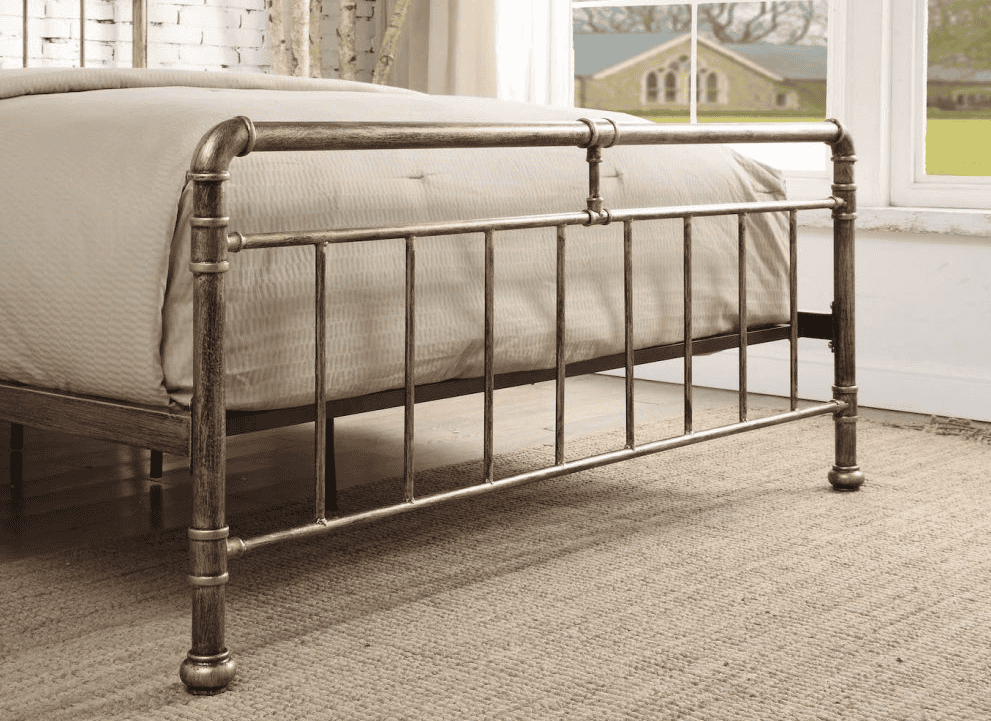 Flintshire 3ft Cilicain Bedframe - Antique Bronze - Image 2