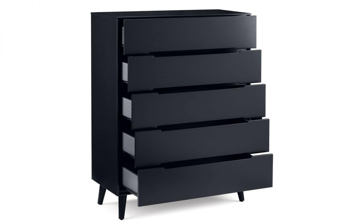 Trent 5 Drawer Chest - Anthracite - Image 2