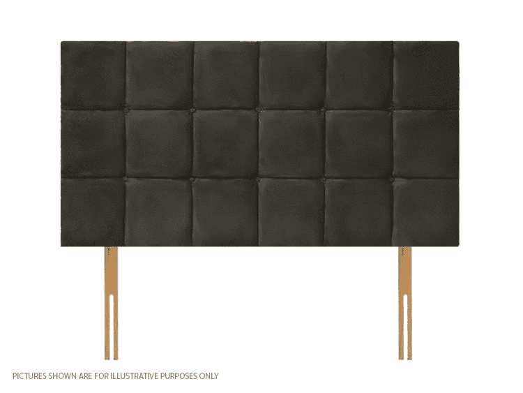 Apollo 3ft6 Croydon Headboard - Velvet Dark Grey | Buy Online | Beds.ie