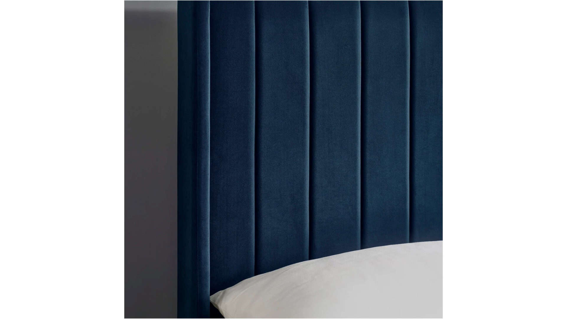 Leigha 5ft Bedframe - Blue Velvet - Image 2