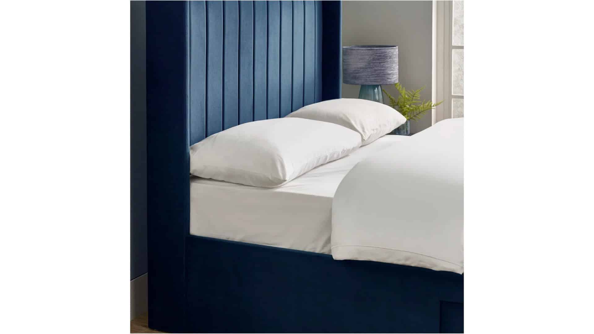 Leigha 5ft Bedframe - Blue Velvet - Image 3