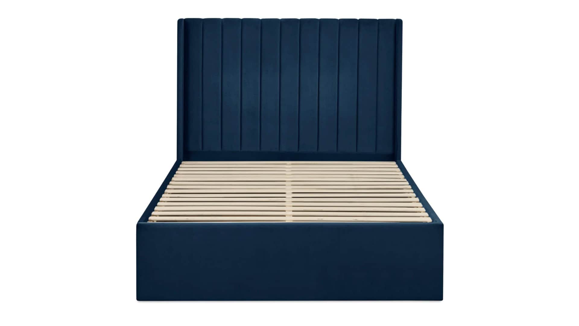 Leigha 5ft Bedframe - Blue Velvet - Image 6