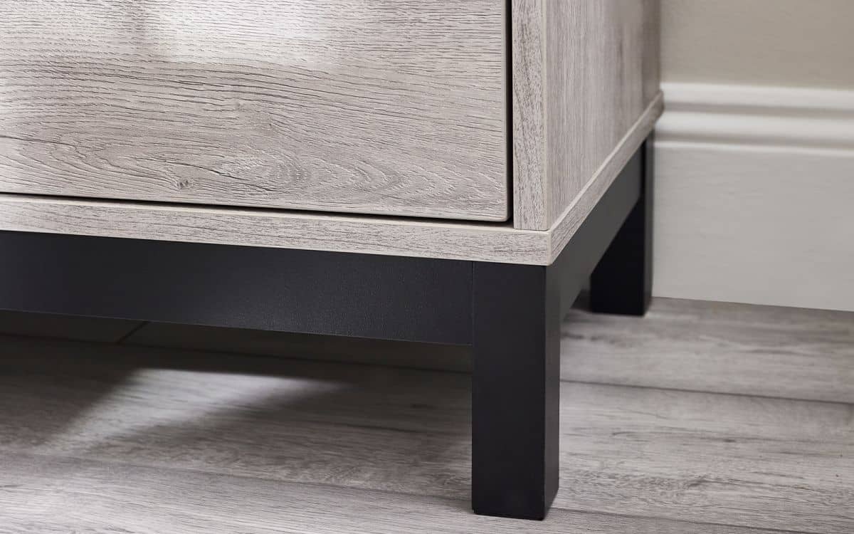 Batu 4 Drawer Chest - Grey Oak - Image 2