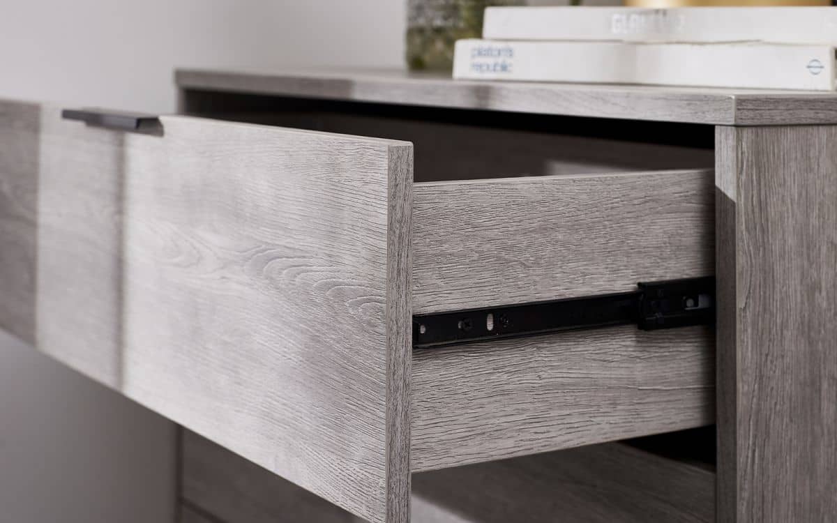 Batu 4 Drawer Chest - Grey Oak - Image 3
