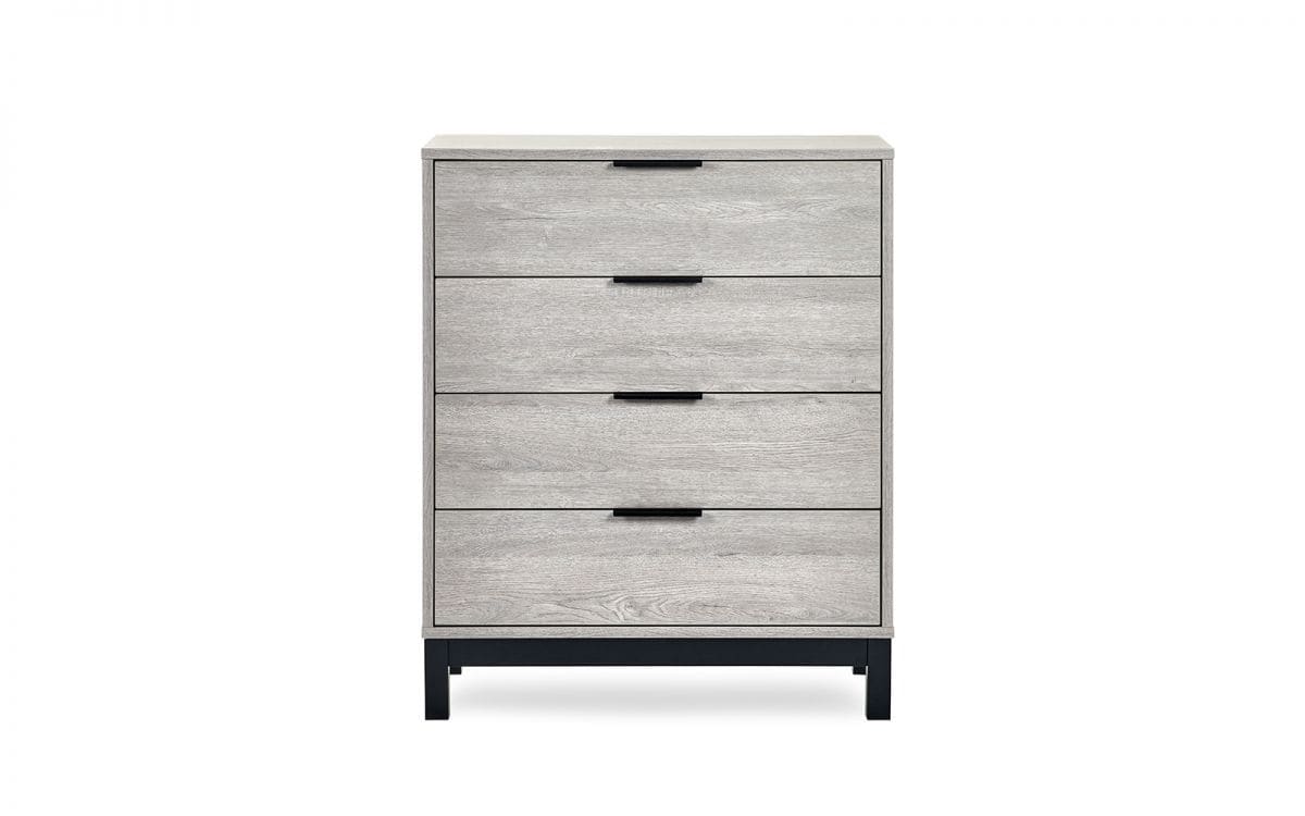 Batu 4 Drawer Chest - Grey Oak - Image 7