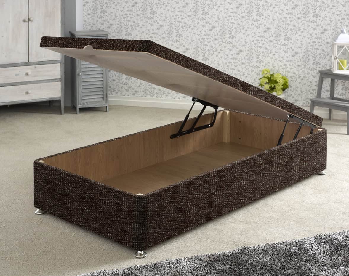 Apollo 3ft Brown Front Opening Ottoman Base | Buy Online | Beds.ie