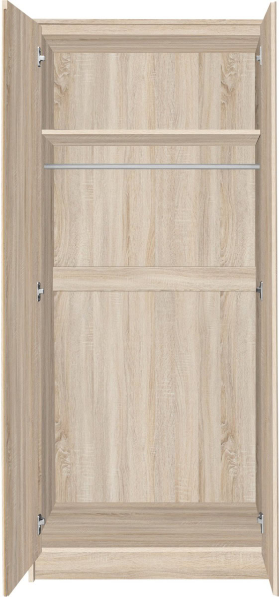 Malvern 2 Door Wardrobe - Sonoma Oak - Image 3