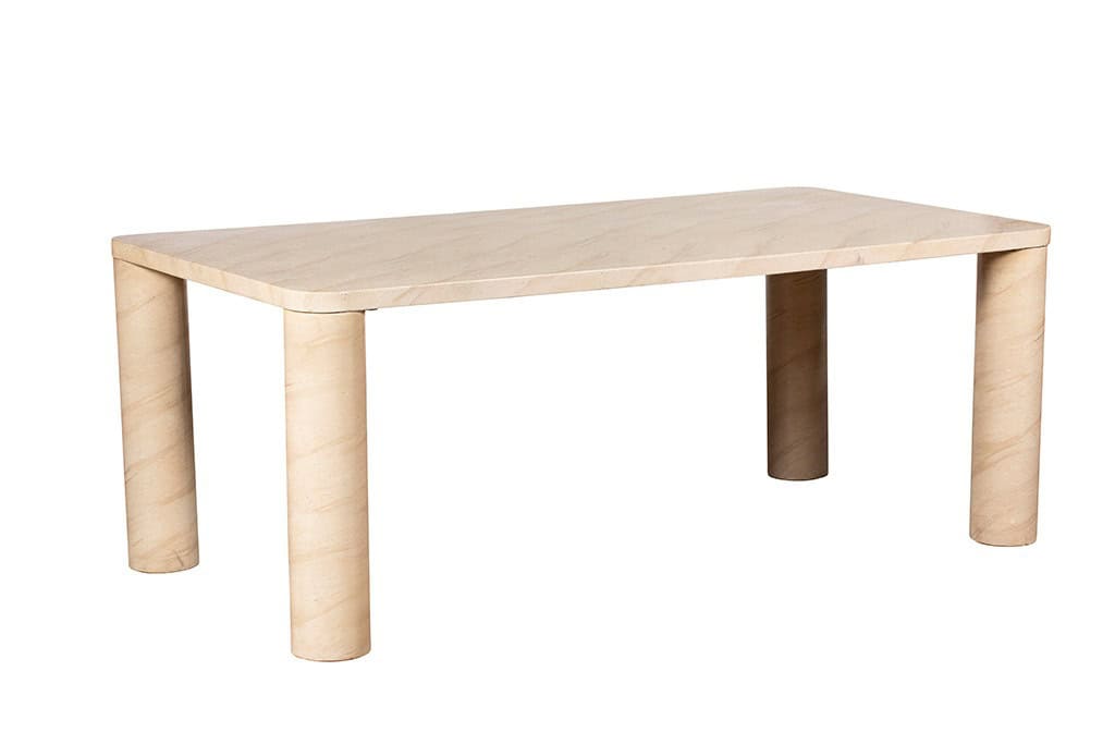 Baker Furniture Ida 200cm Dining Table - Faux Travertine | Buy Online | Beds.ie