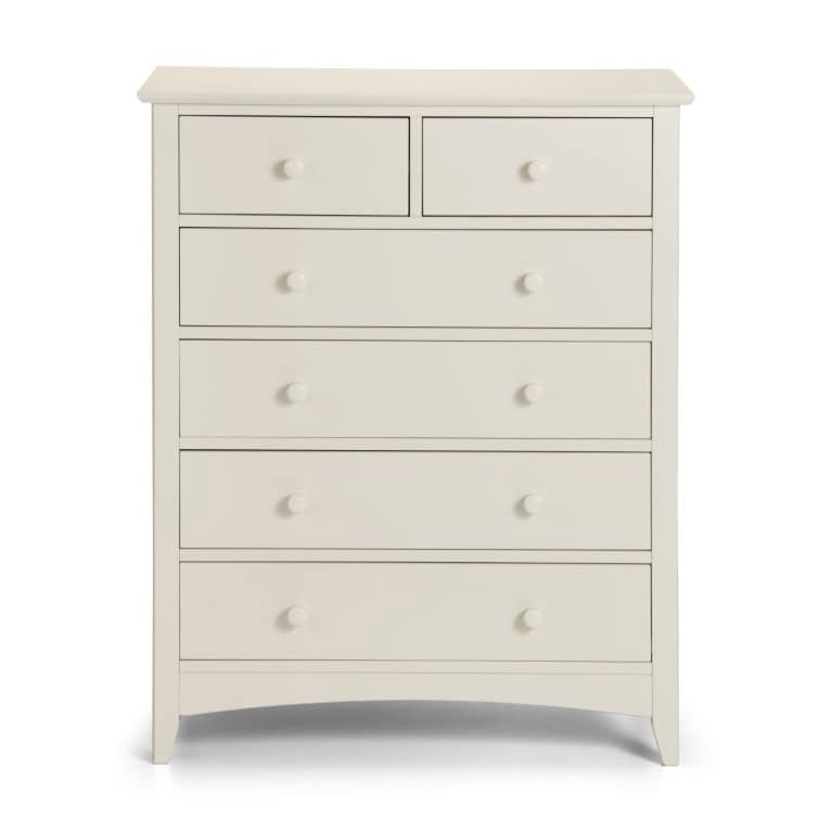 Vignette 4+2 Drawer Chest - Stone White - Image 4