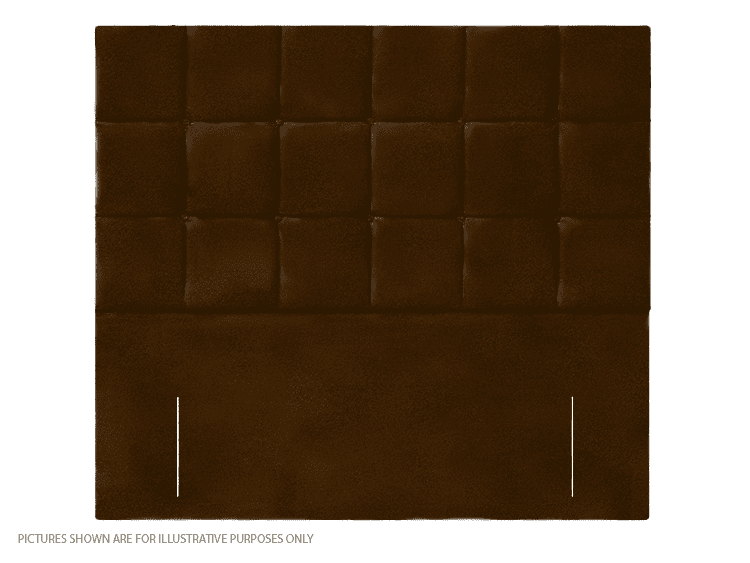 Apollo 6ft Venice Headboard - Velvet Brown | Buy Online | Beds.ie