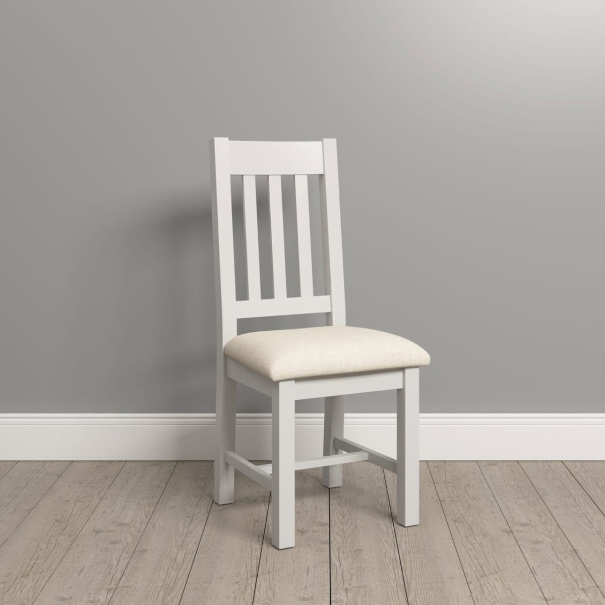 Windsor Slatted Back Dining Chair (x2 Per Box) - Ivory | Buy Online | Beds.ie
