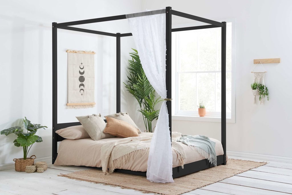 135cm Darwin Bed - Black | Buy Online | Beds.ie