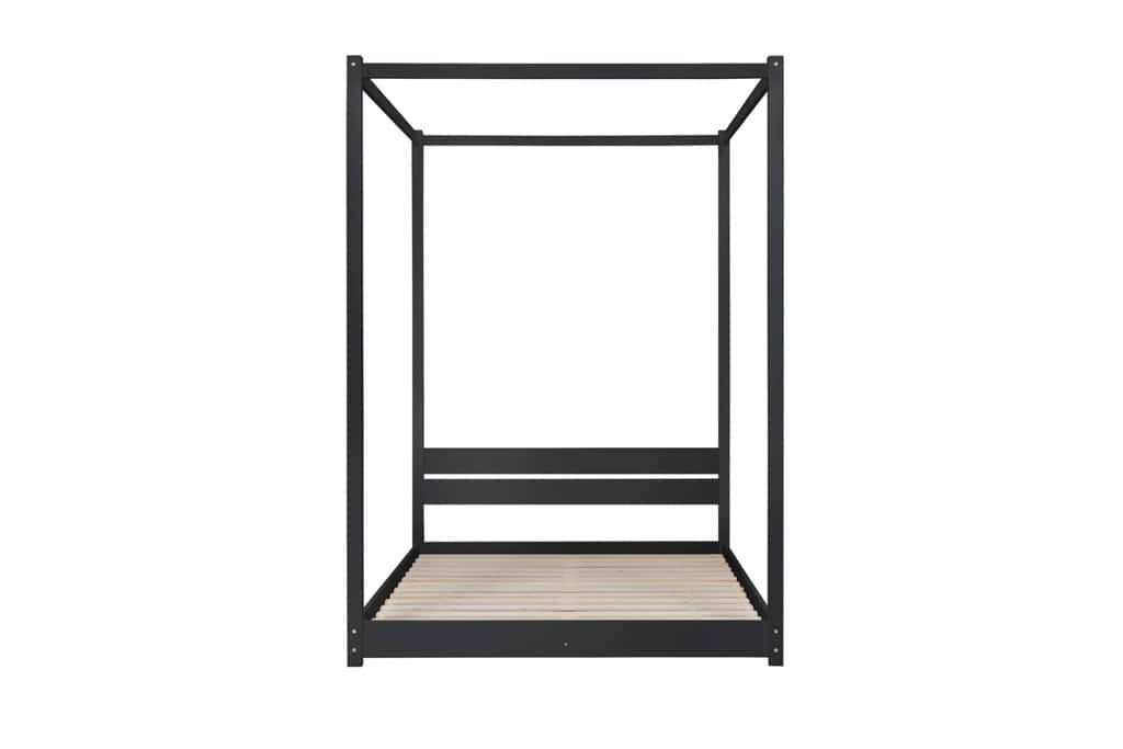 Darwin 4ft6 Four Poster Bedframe - Black - Image 6